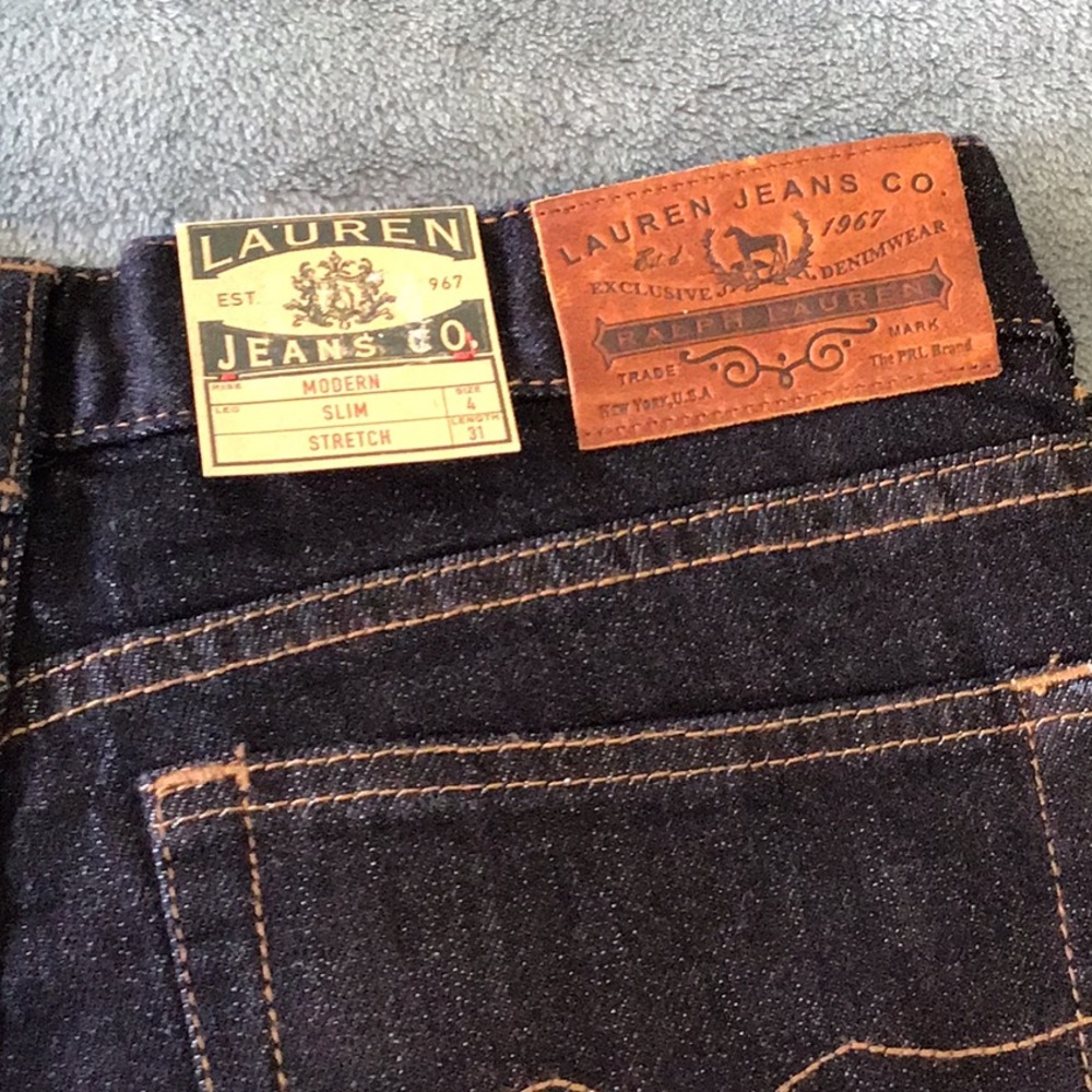Lauren jeans stretch size 4 NWT